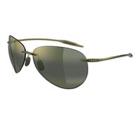 Maui Jim Unisex Maui Jim MJ0421S 007 Lunettes de soleil Injecté Vert Vert Pilote