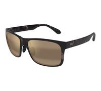 Maui Jim Unisex Maui Jim MJ0432S 002 Lunettes de soleil Injecté La Havane Bronze Carré