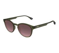 Maui Jim Unisex Maui Jim MJ0636S 003 Lunettes de soleil Bio-injecté Vert Rose Ronde
