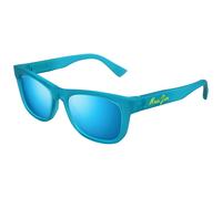 Maui Jim – Lunettes de soleil Kaulike Unisexe – Monture Matte Trans Blue, Verres MauiPure, 53 mm