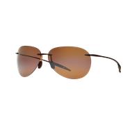 Maui Jim Unisex Sunglass 421 Sugar Beach - Couleur du Monture: Rootbeer, Couleur de Lentille: HCLU+00AD Bronze Mirror Polarized