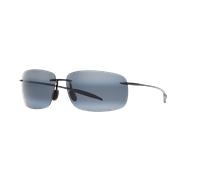 Maui Jim Unisex Sunglass Breakwall - Couleur du Monture: Rootbeer, Couleur de Lentille: Effet miroir Gris Polar