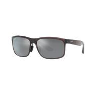 Maui Jim Unisex Sunglass Huelo - Couleur du Monture: Gris, Couleur de Lentille: Neutral Grey Polarized