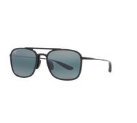 Maui Jim Unisex Sunglass Keokea - Couleur du Monture: Noir brillant, Couleur de Lentille: Neutral Grey Polarized