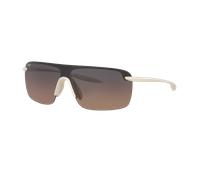Maui Jim Unisex Sunglass Palulu - Couleur du Monture: Argent mat, Couleur de Lentille: Bronze Dégradé