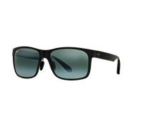 Maui Jim Unisex Sunglass Red Sands - Couleur du Monture: Noir mat, Couleur de Lentille: Miroir gris polarisant