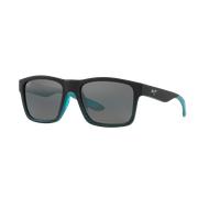 Maui Jim Unisex Sunglass The Flats - Couleur du Monture: Bleu Vert, Couleur de Lentille: Gris
