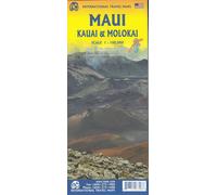 Maui - kauai & molokai - waterproof - Échelle 1:100 000 - Collectif - Itm Publishing - Atlas / carte