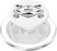 Maui Mers du Sud Tortue Marine Palmiers Hawaï Île Aloha PopSockets PopGrip pour MagSafe