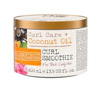 Maui Moisture | Masque capillaire Smoothie Curl Care + Coconut Oil (pot de 400 ml) - Soin cheveux hydratant à l'huile de noix de coco - Masque végan pour cheveux épaix et bouclés