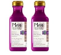 Maui Moisture - Shampooing Revive & Hydrate + Shea Butter (bouteille de 385 ml) - Shampoing revitalisant au beurre de karité - Shampooing végan pour cheveux secs et abîmés (Lot de 2)