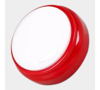 MAUJOY Horloge Parlante à Boutons(Rouge+Blanc) Voix Française Claire et Facile à Comprendre, avec Réveil Sonore - Idéale pour Les Malades d'Alzheimer, Malvoyants, Aveugles et Personnes Agées