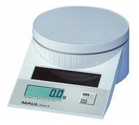 MAUL Pèse-lettre MAULtronic S 2000 – 2 kg, lisibilité 0,5 g, blanc