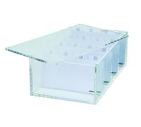 MAUL 19563-05 Boîte pour cartes de visite en acrylique transparent avec répertoire A-Z(T)