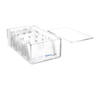 Maul 1956305 Rangement De Cartes De Visites Acrylique Transparent