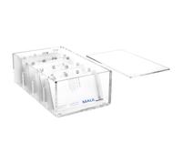Maul 1956305 Rangement De Cartes De Visites Acrylique Transparent