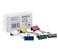 MAUL 21325-99 Pince-Notes Couleurs Assorties, (B) 25 mm, Écartement : 9 mm