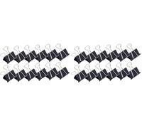 MAUL 21332-90 Pince à Épiler Noir 32 mm largeur de Serrage : 32 mm 13 mm (Lot de 2)