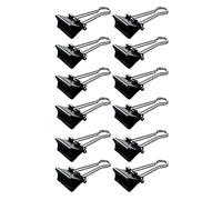 MAUL Boite de 12 Pinces double clip 51 mm Noir