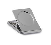 Maul 2194196 Lot de 2 aimants de cuisine avec pince à papier Argenté 1,2 kg Largeur 40 mm