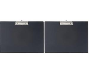 MAUL 2336790 bloc-notes Noir A3 Carton, Plastique - Blocs-notes (Noir, A3, Carton, Plastique, 450 mm, 330 mm, 14 mm) (Lot de 2)