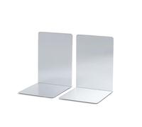 MAUL Serre-livres aluminium 16x15x21 cm - Lot de 2