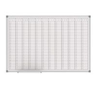 MAUL Calendrier annuel MAUL Standard – tableau blanc magnétique et inscriptible 60 x 90 cm