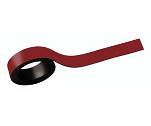 MAUL 65205-25 Bande Magnétique, (L) 15 mm x (L) 1, 000 mm, Rouge