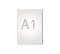 MAUL Cadre basculant pour affiche format DIN A1 aluminium anodisé