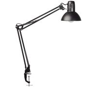 MAUL Lampe de bureau MAULstudy métal – Pince flexible, LED incluse, Noir