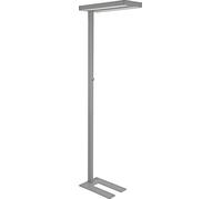 Maul 82584 95 Lampadaire à LED MAULjaval - argent, intensité lumineuse variable