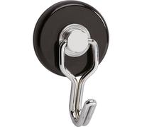 Maul Aimant (Ø x H) 35 mm x 53 mm rond, avec crochets noir, argent 2 pc(s) 6155790