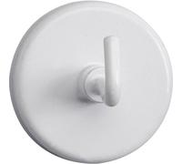 MAUL Aimants 36 mm (5 pièces) – 6 kg d'adhérence, utilisables comme crochets – Blanc