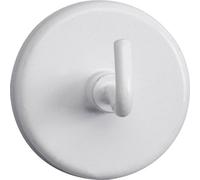 MAUL Aimants 36 mm (5 pièces) – 6 kg d'adhérence, utilisables comme crochets – Blanc
