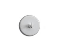 MAUL Aimant 47 mm (5 Pièces), Aimant Puissant 12 kg Adhérence, Utilisable Comme Crochet pour Vêtements, pour Suspendre un Calendrier, des Clés, Aimants pour Tableau Magnétique, Blanc