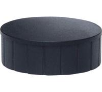 MAUL Aimant adhésif MAULsolid Diamètre : 38 mm 2,5 kg noir 10 pièces