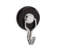 Maul Aimant (Ø x H) 35 mm x 53 mm rond, avec crochets noir, argent 2 pc(s) 6155790