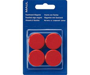 MAUL Aimant Facetterand, Plastique, Rouge, 0, 6 kg