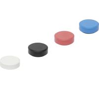 Maul Aimant MAULpro Recycling (Ø x H) 29 mm x 11 mm rond trié par couleur, blanc, rouge, bleu, noir 20 pc(s) 6177399