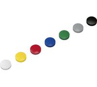 Maul Aimant MAULsolid (Ø x H) 32 mm x 8.5 mm rond jaune, rouge, bleu, blanc, vert, gris, noir 10 pc(s) 6163299