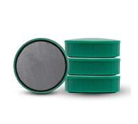 MAUL Aimant MAULsolid, Lot de 4 Gros Aimants Puissants à Usage Multiple, Aimants Ronds au design Moderne, 38 x 12, 5 mm, Charge Jusqu'à 1, 5 kg, Verts