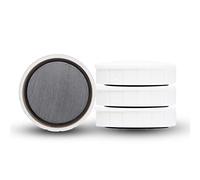 Maul Aimant MAULsolid, Lot de 4 Gros Aimants Puissants à Usage Multiple, Aimants Ronds au Design Moderne, 32 x 9, 6 mm, Charge Jusqu'à 0, 8 kg, Blancs