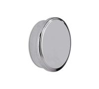 MAUL aimant néodyme, aimant rond puissant à usage multiple, aimant au design moderne et élégant, Ø 25 x 9 mm, charge jusqu'à 13 kg, argent