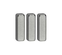 maul aimant néodyme, forme bâton, (l)4 x (p)15 x (h)4 mm noir