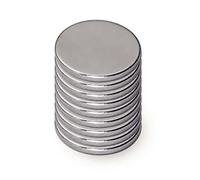 MAUL Aimant MAULsolid, Lot de 4 Gros Aimants Puissants à Usage Multiple, Aimants Ronds au design Moderne, 32 x 9, 6 mm, Charge Jusqu'à 0, 8 kg, Rouges