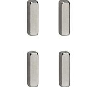 Maul Aimant Néodyme MAUL (l x H x P) 15 x 4 x 4 mm rectangulaire, barre argent 4 pc(s) 6169096