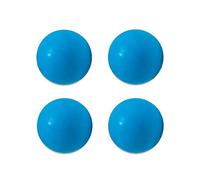 MAUL aimant néodyme sphérique, lot de 4 aimants ronds puissants à usage multiple, aimants modernes avec revêtement en silicone, Ø 11,8 mm, charge jusqu'à 0,6 kg, bleu