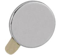 Maul Aimant Néodyme (Ø x H) 10 mm x 1 mm disque, autocollant argent 20 pc(s) 6167196