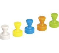 Maul Aimant Néodyme (Ø x H) 12 mm x 16 mm cône blanc, jaune, bleu, vert, orange 10 pc(s) 6168599