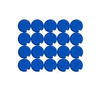 MAUL aimants à facettes (20 pièces) MAULpro Ø 15mm | Aimant en plastique | Aimant puissants pour tableau blanc magnetique et tableau blanc effacable | Idéal pour le bureau et l'atelier | Bleu